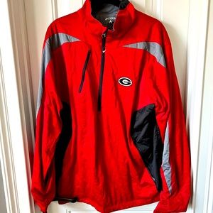 UGA georgia bulldogs Antigua LARGE Windbreaker